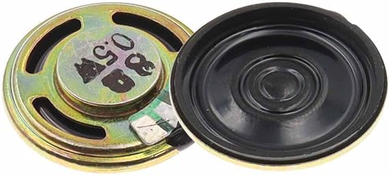 0.5W 8R Mini Speaker 8 Ohm Loud Speaker Diameter 20mm 23mm 28mm 30mm 40mm 50mm Buzzer Connector(23mm,3PCS)