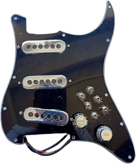 Pre-wired Pickguard Prewired Pickguard For Brian May Loaded Guitar Instrument Accessories 1 Set Welding Harness (Color : 01)