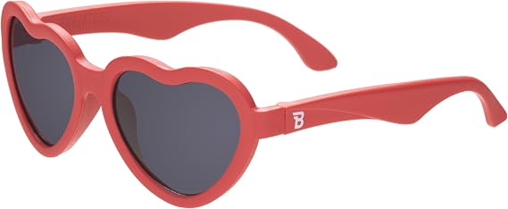 Babiators Originals Hearts: Candy Apple | Smoke Lenses | Ages 3-5