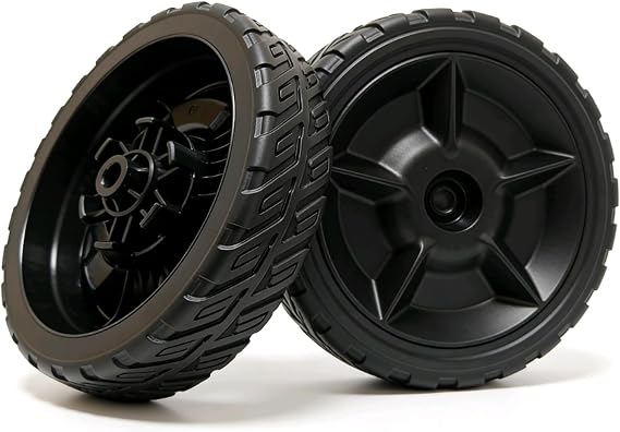 8 Inch 2 Pack Front Lawn Mower Wheels Replacement