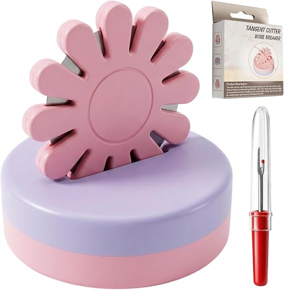 2Pcs Thread Cutter Tool Set, Floral Design Thread Cutter for Sewing, Thread Snippers Suitable for Home Sewing Projects and Professional Tailoring Workshops