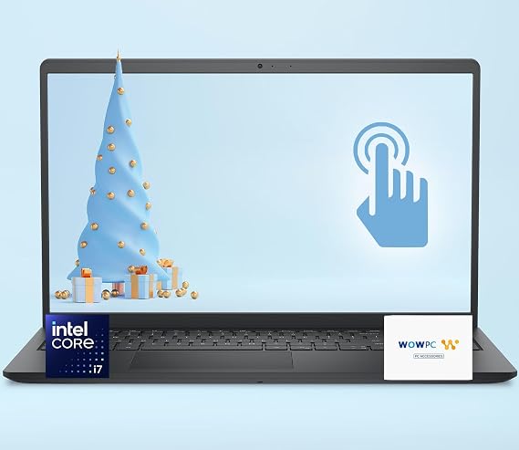 Dell 15 Touchscreen Laptop | 16GB RAM 1TB SSD PCIe | Intel Core i7-1355U (10C/12T/Up to 5GHz) | 15.6" FHD (1080p) Display | Windows 11 | Backlit Keyboard | w/WOWPC Recovery USB