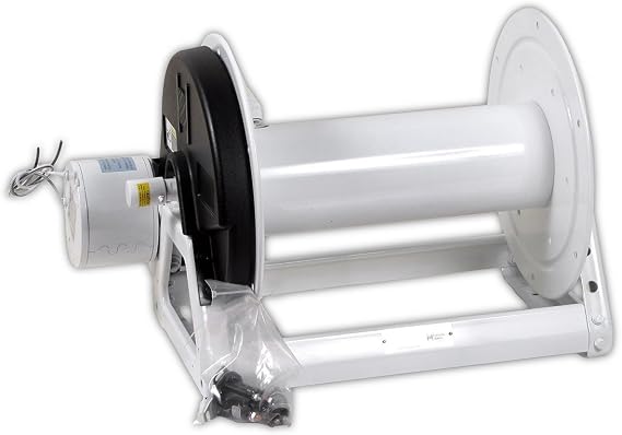 Hannay Reels Series 1800 Live Hose Reels, 3/4" x 125' Hose Capacity, Max 2000 psi, 12V Electric Rewind