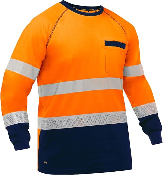Bisley 313M6118T ANSI Type R Class 3 Long Sleeve Shirt with Navy Bottom