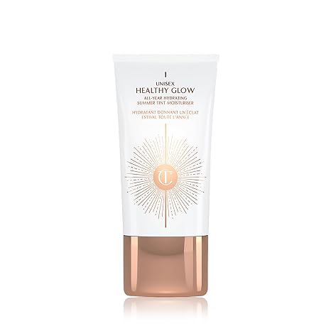 Charlotte Tilbury Unisex Healthy Glow Skin Tint - Tinted Moisturizer | Hydrating Tinted Moisturizer Enriched with Bronzing Pigments for a Natural-Looking Tan & Glowy Skin - Blurring Skin Tint