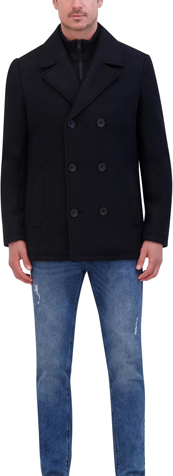 Kenneth Cole New York Men's Kenneth Cole Men's Wool Top Coat