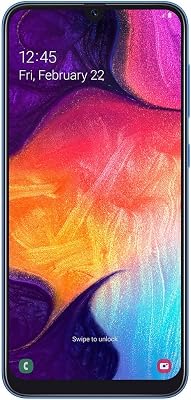 Samsung Galaxy A50 A505G 128GB Dual SIM Unlocked GSM Phone w Triple 25MP8MP5MP Camera - Blue