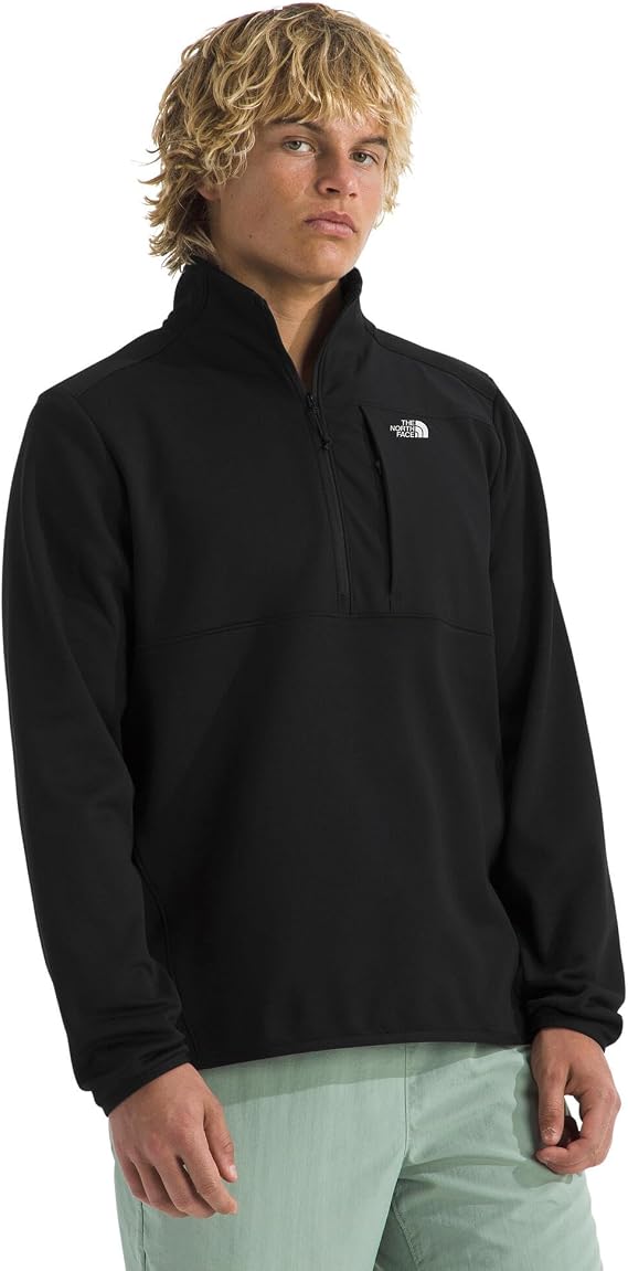THE NORTH FACE Men's TNF Performance Fleece 1/4 Zip Jacket | Lightweight Pullover With Secure Zip Chest Pocket