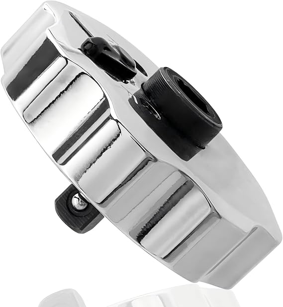 YAKAMOZ Mini Palm Ratchet Wrench, 2 in 1 1/4 Drive Thumb Ratchet Tool