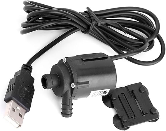 DC 4V-6V 150L/H Mini Micro Brushless Submersible Water Pumps Motor Water Cooling Pump with USB Connector