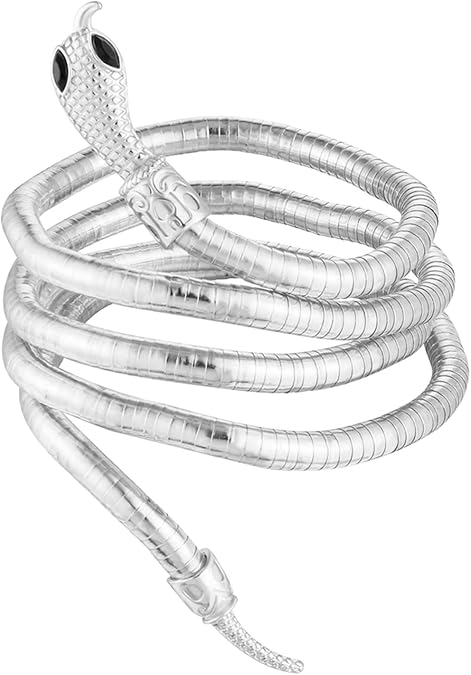DOLLESS Bendable Snake Necklace for Women Flexible Adjustable Snake Bracelet Choker Halloween Gifts