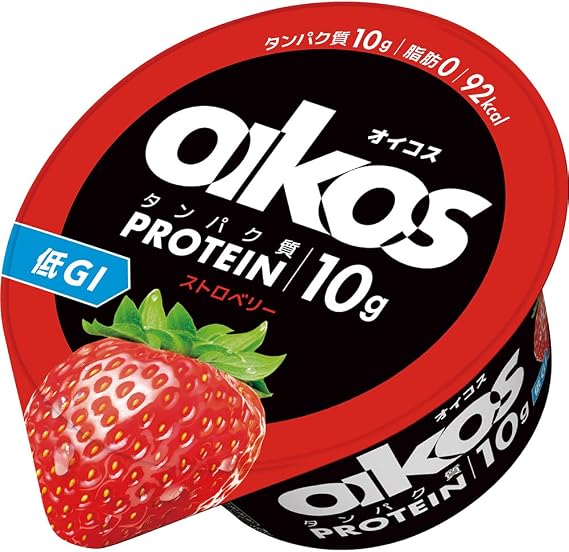 Refrigerated Oikos Strawberry, Yogurt, High Protein, 4.0 oz 113 g x 12 Packs