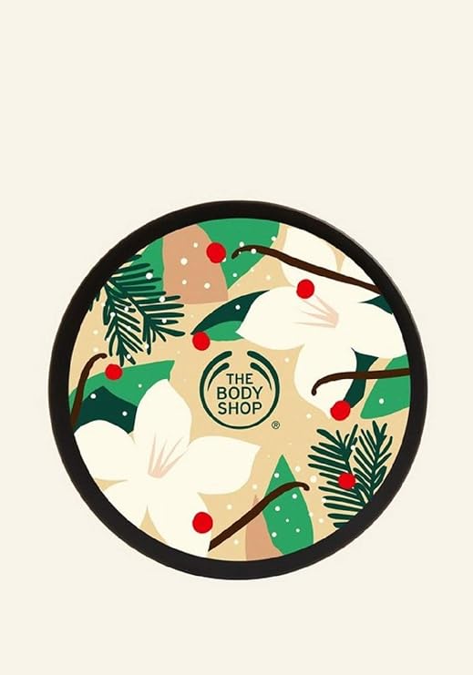 The Body Shop Warm Vanilla festive BODY BUTTER 200ml Special Edition 2020 MOISTURISER WARM, SWEET VANILLA SCENT VEGAN