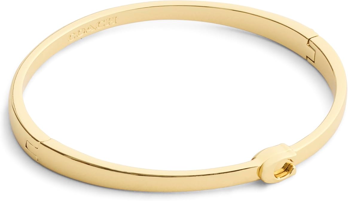 COACH Jewelry Women's Signature C Bangle Bracelet