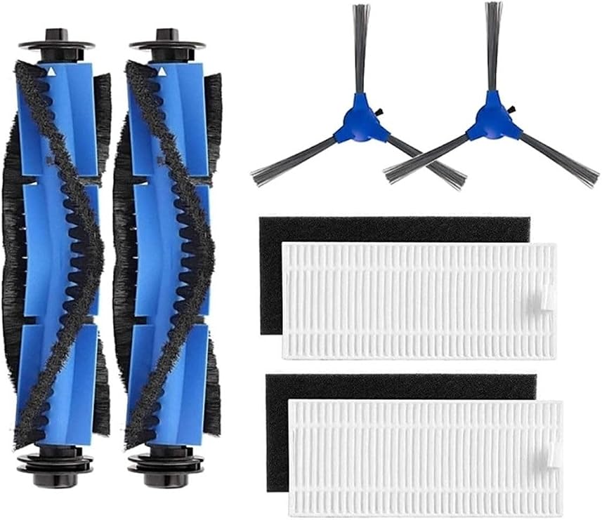 Ozemtek blue Anker Eufy Robovac 11s 30 30c 15c 15t 12 25c 35c 6-Piece Spare Parts Set Compatible with Anker Eufy Robovac 11s 30 30c 15c 15t 12 25c 35c