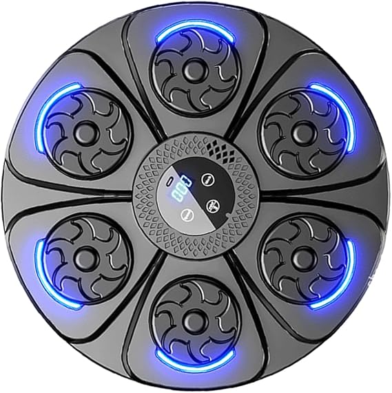 Music Punching Machine Smart Electronic Interactive Fitness Equipment | Wall Boxing Punching Pad For Kick Sparring Adults Teen Girls Game Sport Exercise Birthday Home Gym Indoor