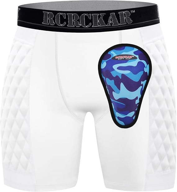 Baseball Sliding Shorts Protective Athletic Compression Underwear w/Cup Baseball Football Lacrosse