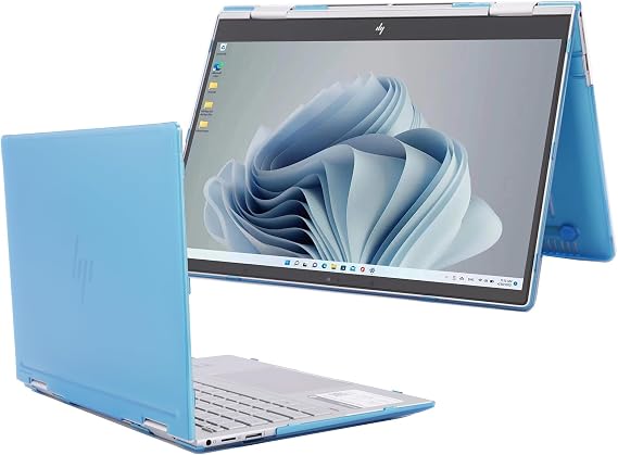 mCover Case Compatible ONLY for 2023-2024 13.3" HP Envy x360 13-BF0000 Series 2-in-1 Convertible Notebook Computers (NOT Fitting Any Other HP Models) - Aqua