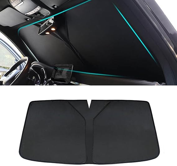 Fit for Changan UNI-T 2020-2024,Sunshade for Car Windshield,Car Shade Front Windshield,Black Auto Sun Shades Front Windshield