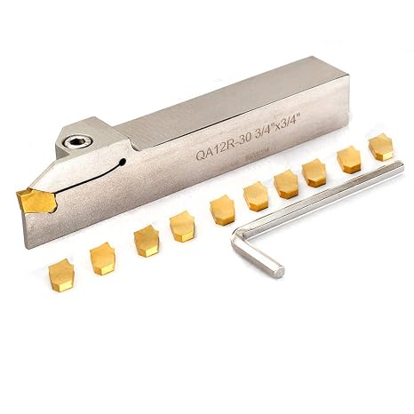 OSCARBIDE 3/4" QA12R-30 Lathe Grooving Parting Holder 10 Inserts Right-Hand