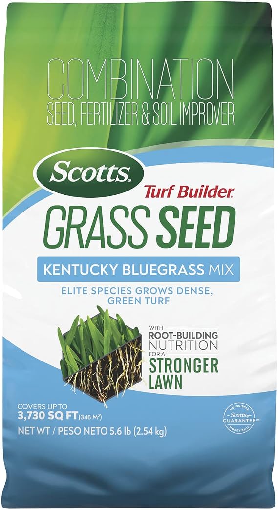 Scotts Turf Builder Grass Seed Kentucky Bluegrass Mix, 5.6 lbs.
