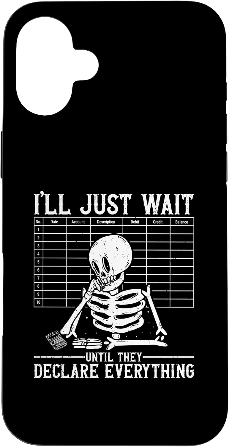 iPhone 16 Plus Certified Public Accountant CPA Tax season Funny Accountant Case