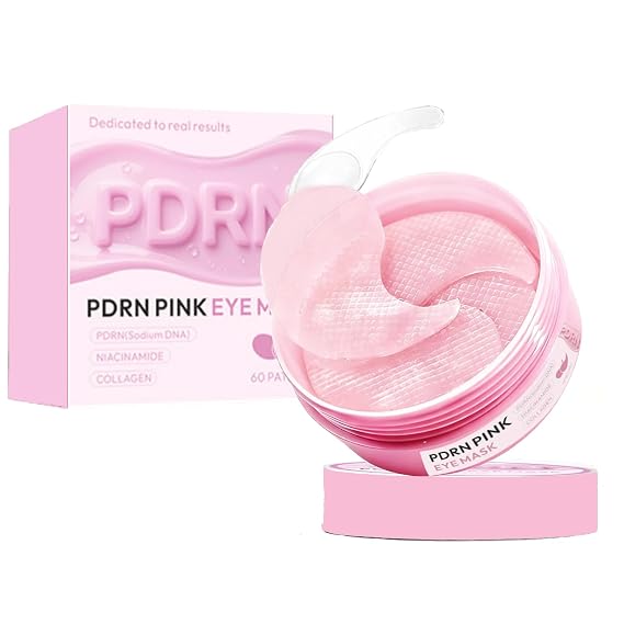 PDRN Collagen Eye Mask Salmon DNA Under Eye firming Patches for Dark Circles and Puffiness,dark circles & fine lines,Anti Aging Hydrogel Firming Wrinkle Treatment Korean Skin Care