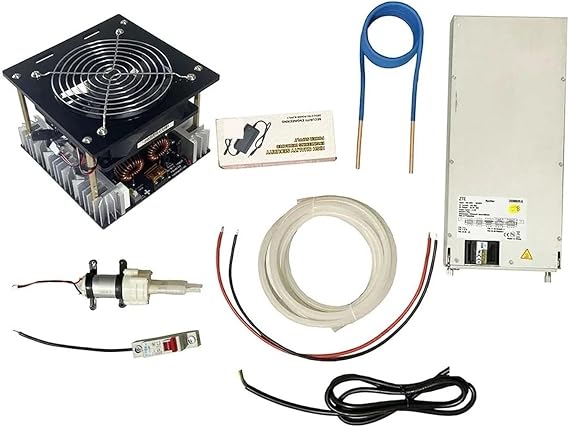 Induction Heater, 3000W ZVS High Frequency Induction Heating Machine Quenching Medium Furnace
