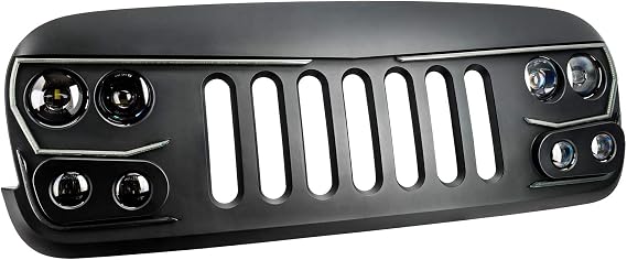 ORACLE LIGHTING Vector Pro-Series LED Jeep Grill Wrangler JK Compatible, Part # 5817-PRO