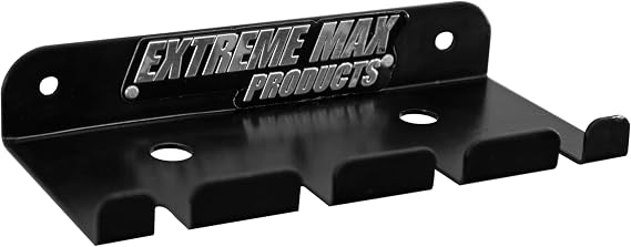 Extreme Max 5001.5755 6" Mini Air Tool Holder for Enclosed Race Trailer, Shop, Garage, Storage - Black