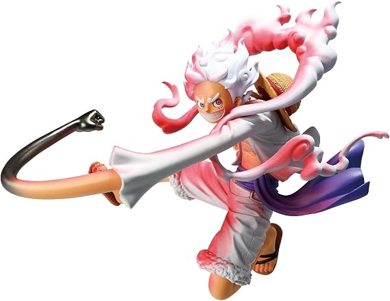 Thunder Tech One Piece - Monkey D. Luffy Gear 5 (Special ver.) Battle Record Collection Figure