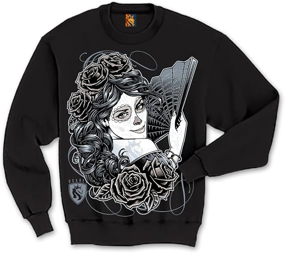 OGABEL Men's La Catrina Crewneck Sweater