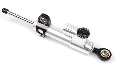 Motorcycle Accessories Damper Stabilizer Damper Steering shockproof For bajaj pulsar 200ns 200 NS200 RS200 AS All yearsBlack silver box