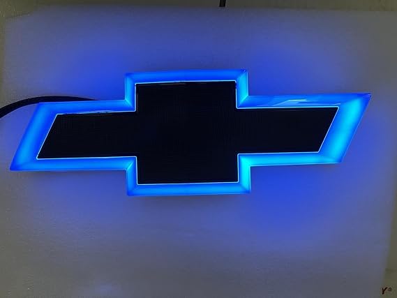 2014-15 Chevy Silverado 1500 Grille Emblem with Chrome Finished, RGB LED.