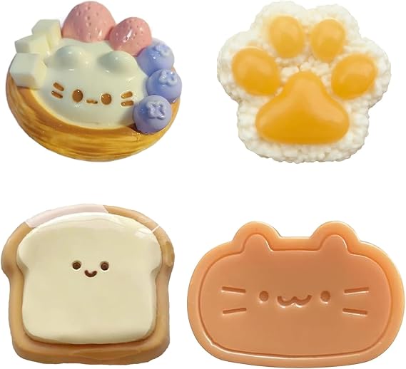 4 PCS Taba Squishy Paw, Taba Squishy Kit, Fufu Squishy, Soft Stress Relief for Relaxation & Gatherings, Cute Squeeze Sensory Item for Anxiety Relief, Suitable for All Ages