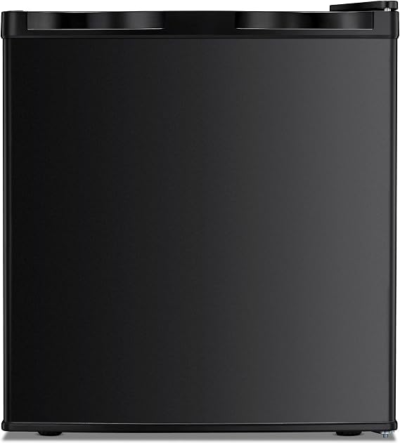 Kismile Mini Freezer,1.1 Cu.ft Small Upright Freezer, Black