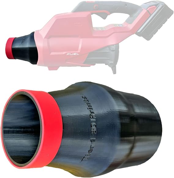 Car Drying Nozzle for Milwaukee M18 Blower Car Drying Attachment with Protective Silicone Tip Fits 2724-20, for Detailing, Motorcycle & Auto Tier 1 3D Prints