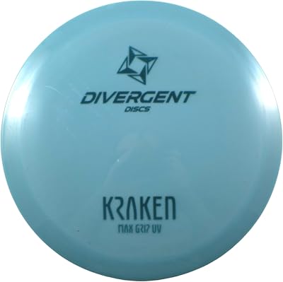 Divergent Discs Disc Golf Driver - Kraken - Fairway Driver Disc Golf, Beginner Friendly Changes Color in Sun