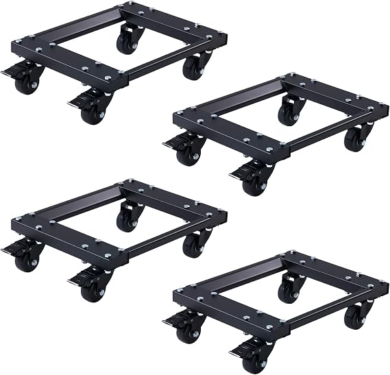 Heavy Car Dolly Set of 4, 6000LBS Capacity Car Wheel Dolly