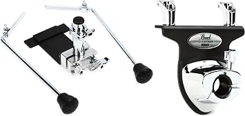 Pearl Jungle Gig 16 Floor Tom to Bass Drum Adaptor Kit and I.S.S. 12-16 Tom Mount System