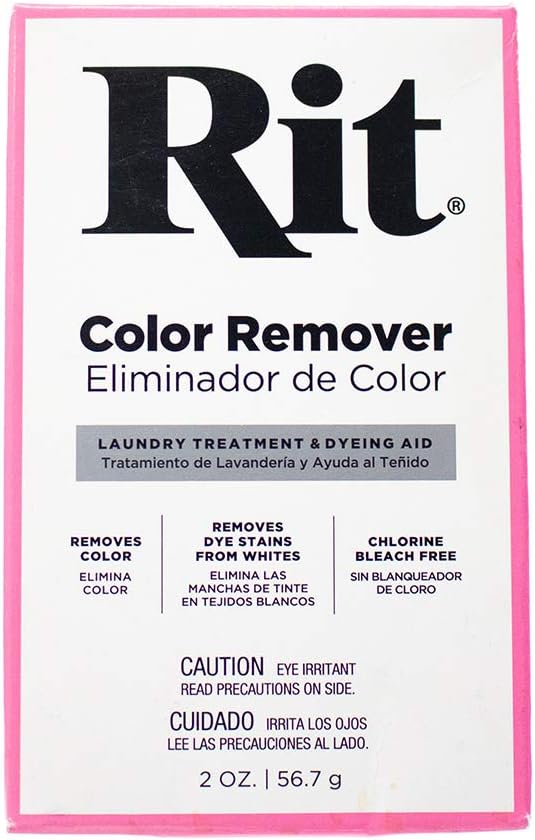 All Purpose Concentrated Rit Dye Powder Multi-Packs for Clothing, Decor, and Crafts Color Remover (1 Pack)