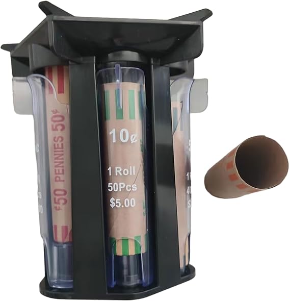 Coin Counting Machine Coin Holder Counter Machine With 5in1 Coin Sorters Tube Wrapper Holder Efficient Coin Change Change Holder