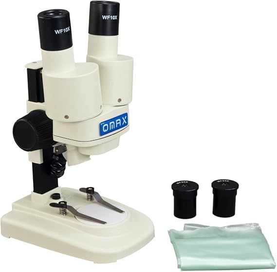 OMAX G120 Upright Binocular Stereo Microscope 40X LED Light | 20X-40X Magnification Range