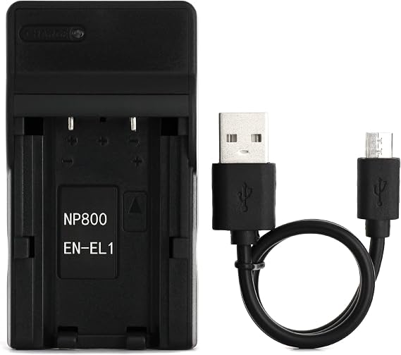 Norifon EN-EL1 USB Charger for Nikon COOLPIX 4300, 4500, 4800, 5000