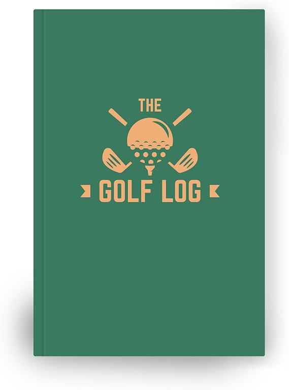 Golf Log Pocket Notebook - Progress Tracker, 50 Detailed Rounds of Golf, Yardage Section, Golf Terminology & Game Formats
