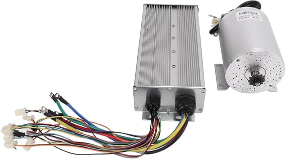 72V 3000W Electric Brushless DC Motor Kit with Fast Controller for DIY Projects and Scooters