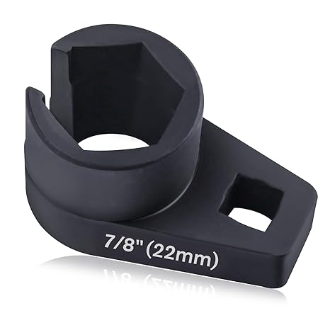 LEONTOOL Offset O2 Sensor Connector 7/8 with 3/8 Drive Universal Wrench for Oxygen Sensor Removal O2 Sensor Tool