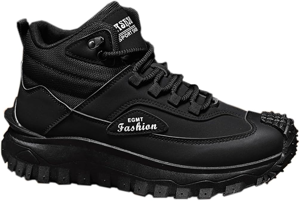 Men's High Top Fashion Sneakers Casual Athletic Walking Shoes Comfort Chunky Sneakers