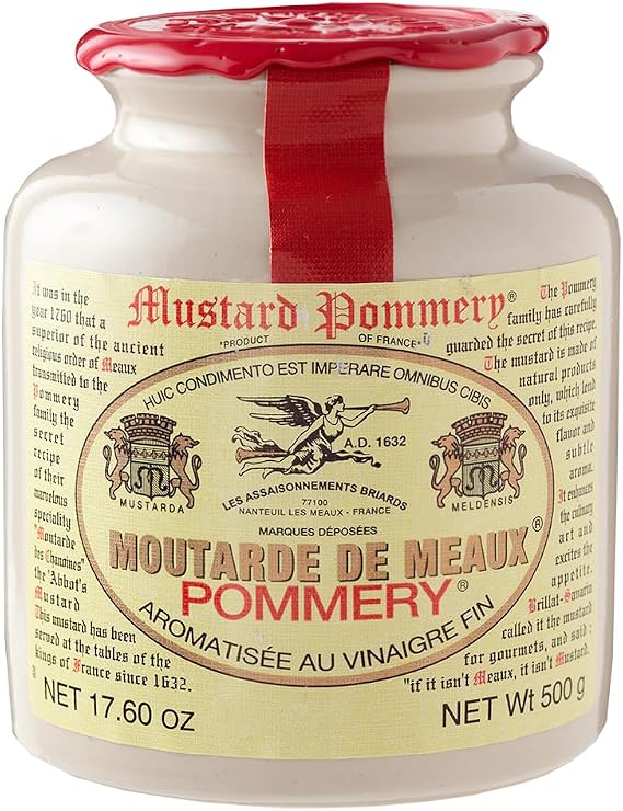 Pommery Meaux Mustard Stone Jar, 17.6-Ounce