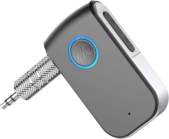 Bluetooth AUX Adapter for Car,3.5mm Wireless Receiver AUX Bluetooth Car Adapter,Hands-Free Call for Cars, Speakers, Stereo Systems and Headphones